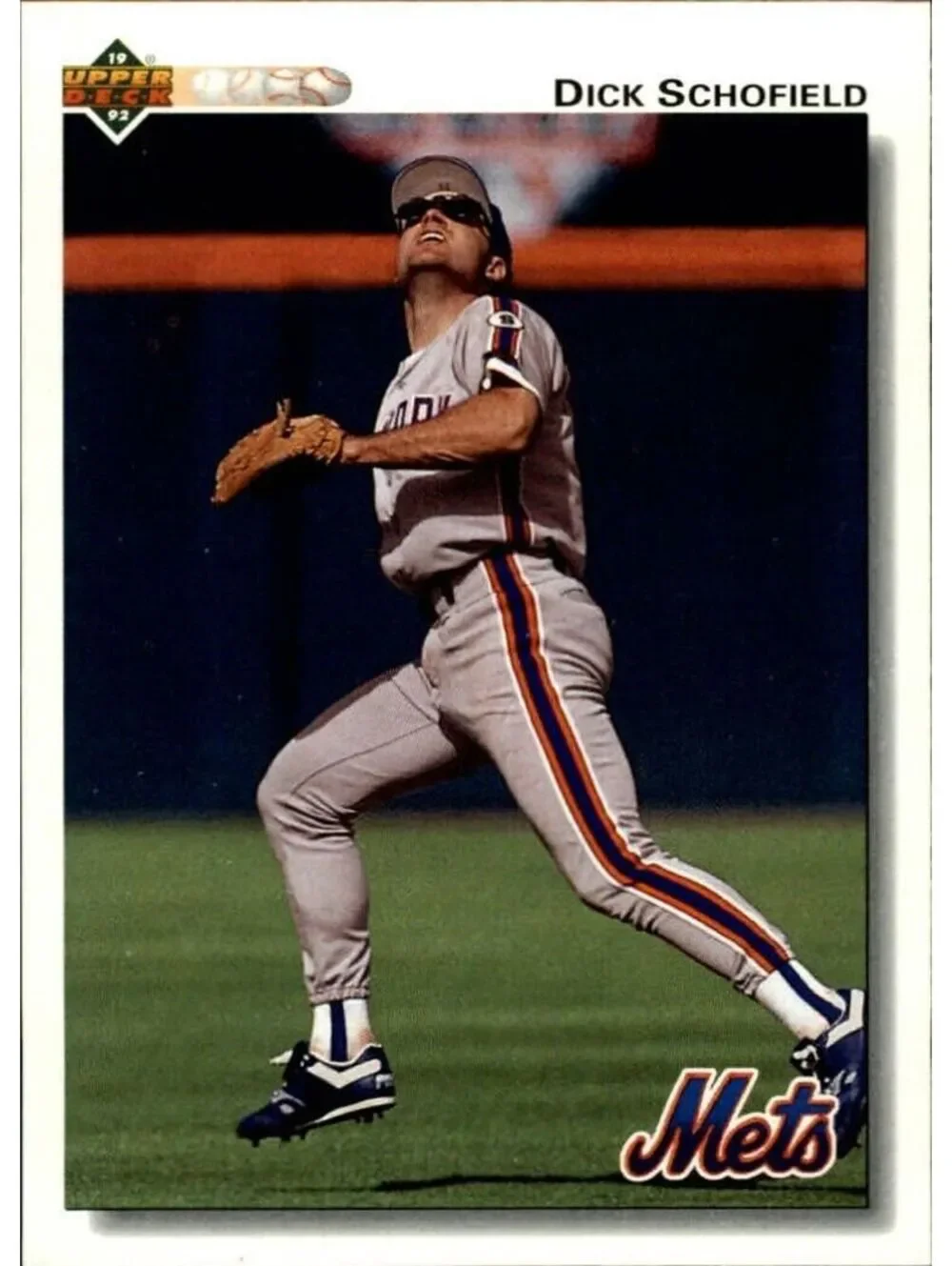 Dick Schofield 1992 Upper Deck MLB #791 Baseball Card New York Mets